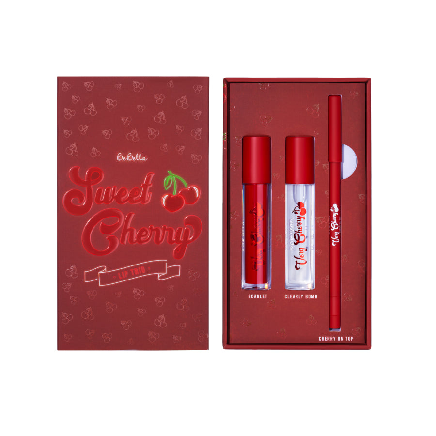 SWEET CHERRY LIP TRIO - OUTLET BEBELLA
