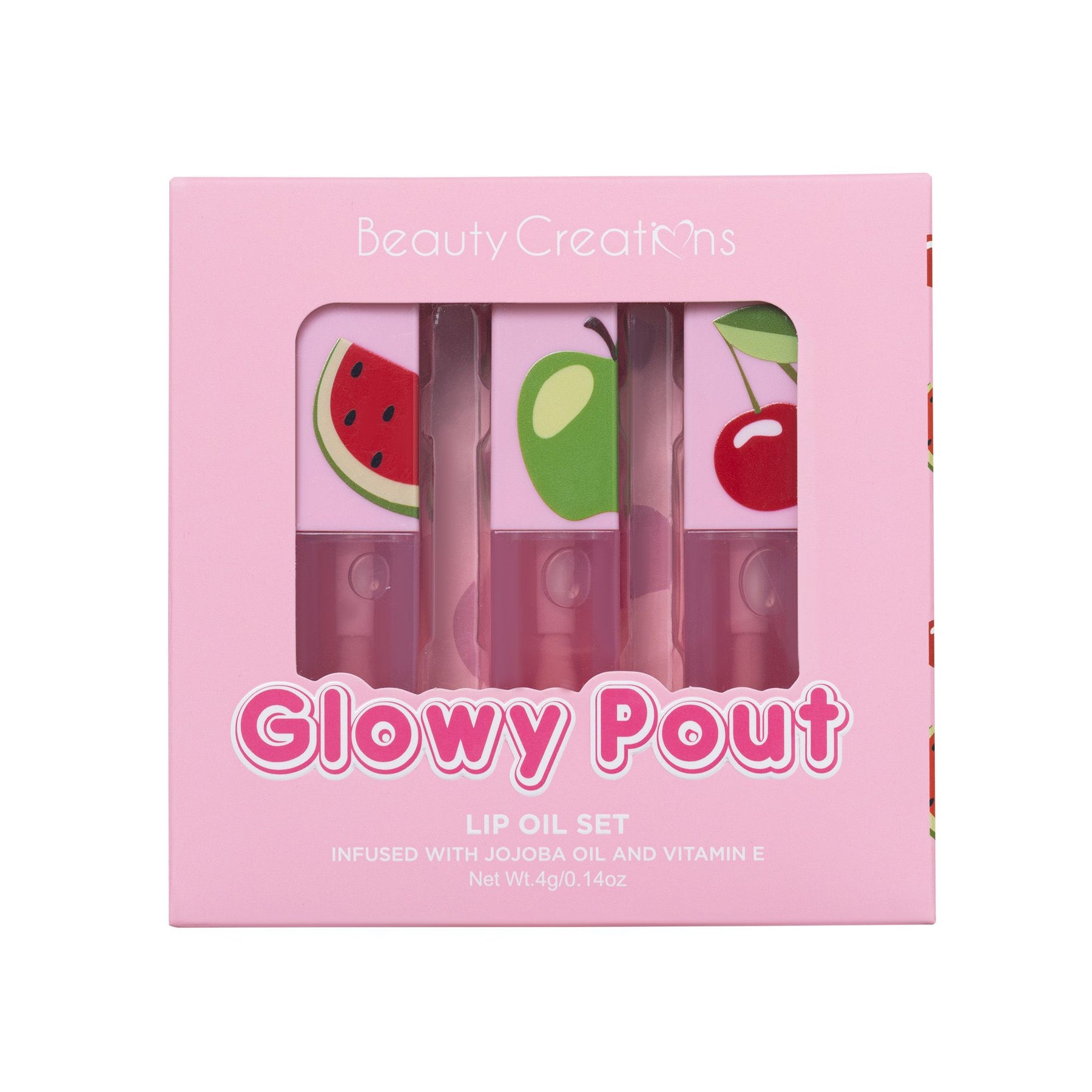 LIP OIL SET GLOWY POUT - BEAUTY CREATIONS