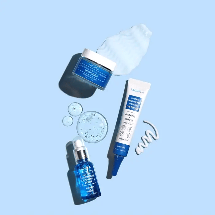 KIT SKINCARE HIDRATANTE GLICERINA Y AC HIALURÓNICO - MOIRA