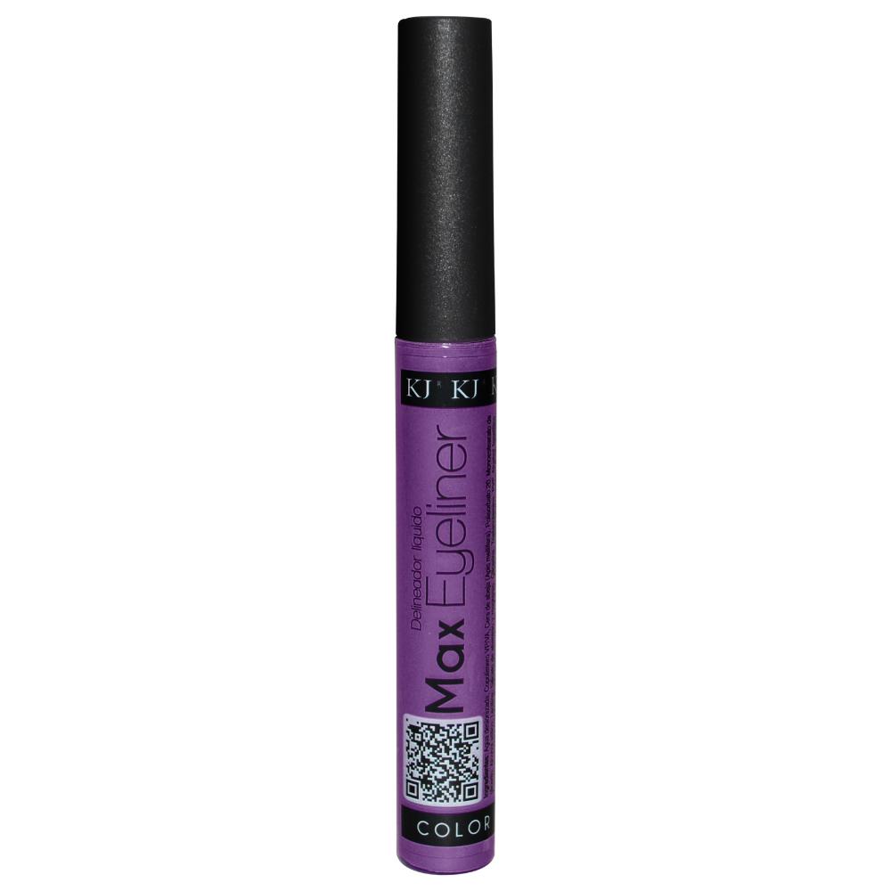 DELINEADOR LÍQUIDO MAXEYELINER 08 NEON MORADO - KJ BEAUTY
