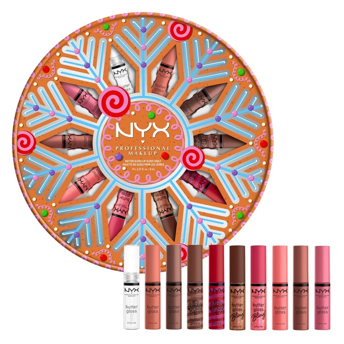 SET DE BUTTER GLOSS – NYX GINGER BADDIE