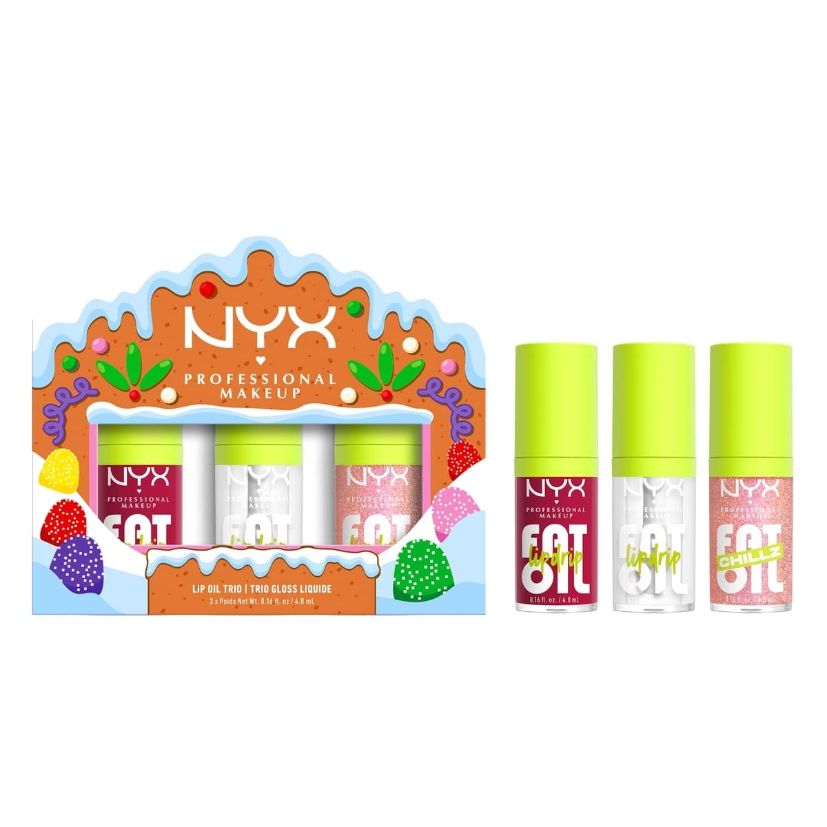 TRÍO DE FAT OIL LIP DRIP – NYX GINGER BADDIE