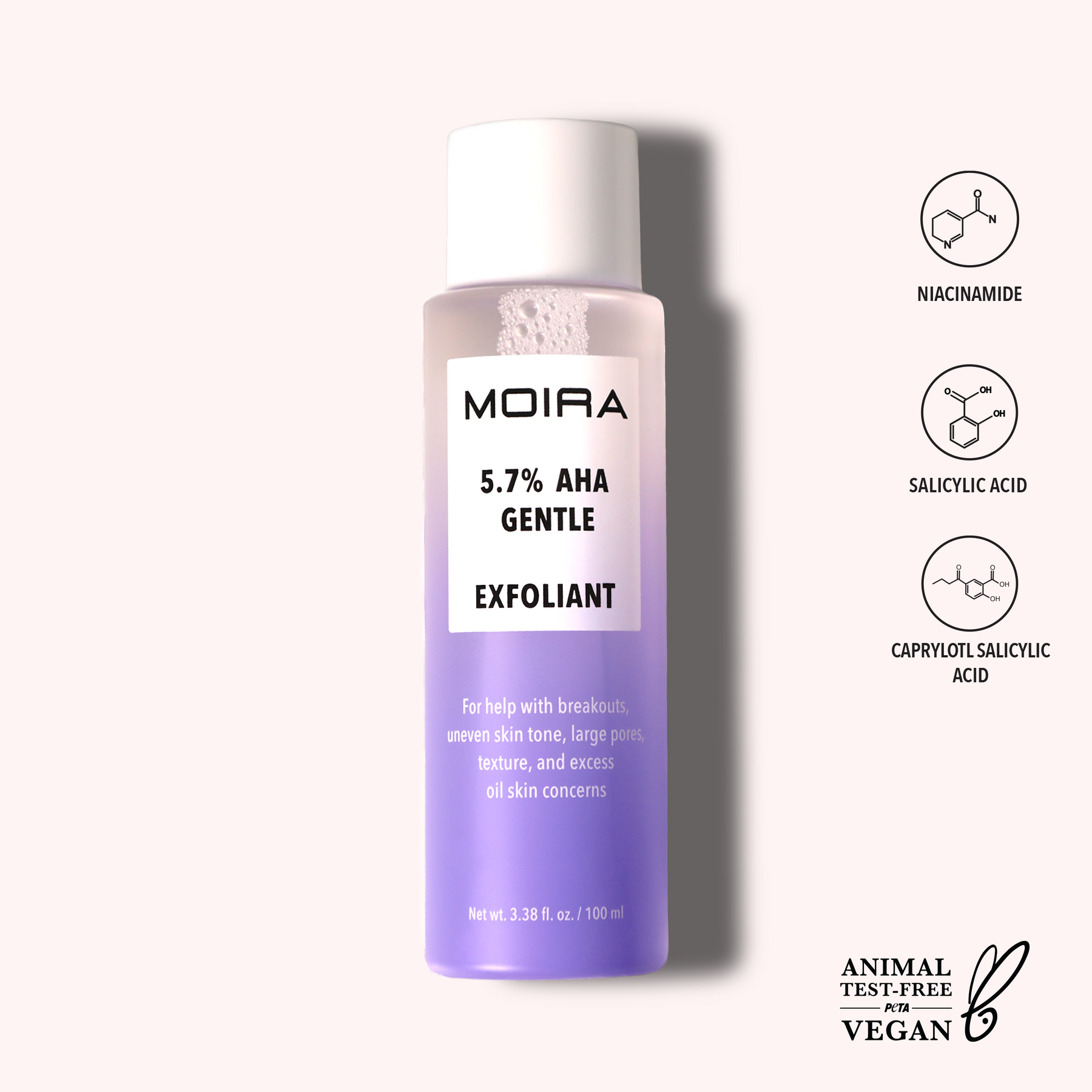 EXFOLIANTE SUAVE 5.7% AHA - MOIRA