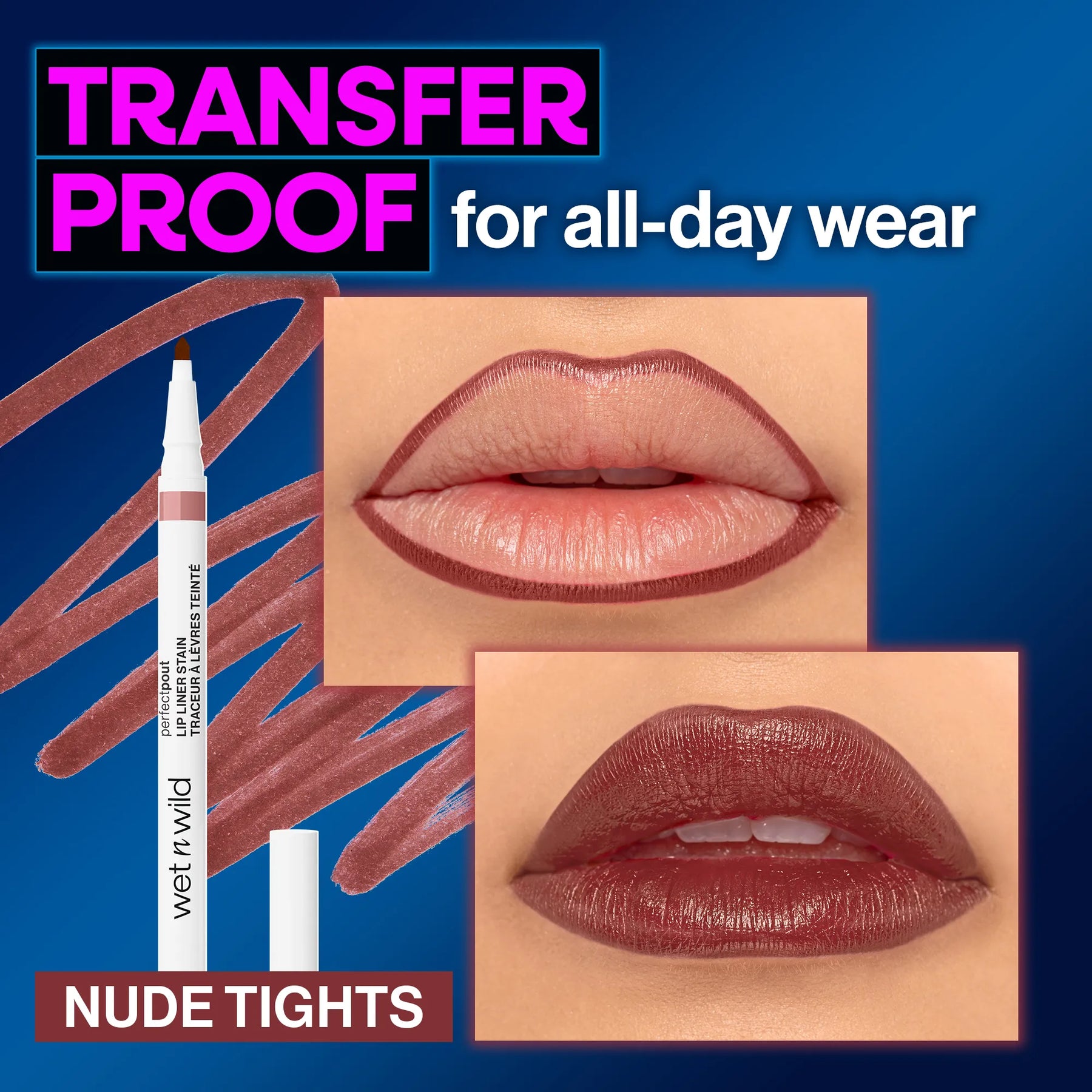 DELINEADOR DE LABIOS PERFECT POUT LIP LINER STAIN - WET N WILD