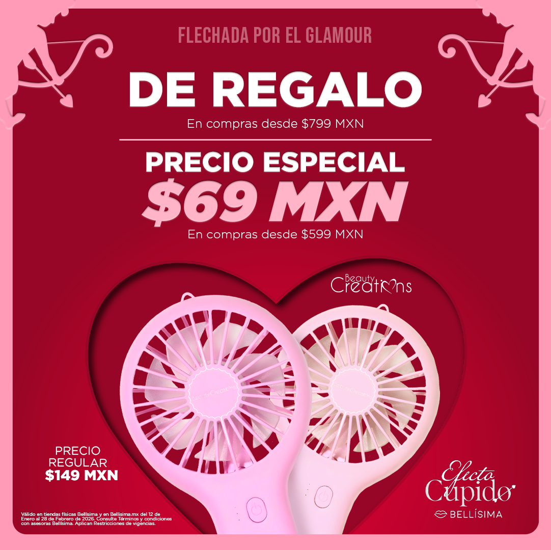 USB MINI PINK FAN - BEAUTY CREATIONS