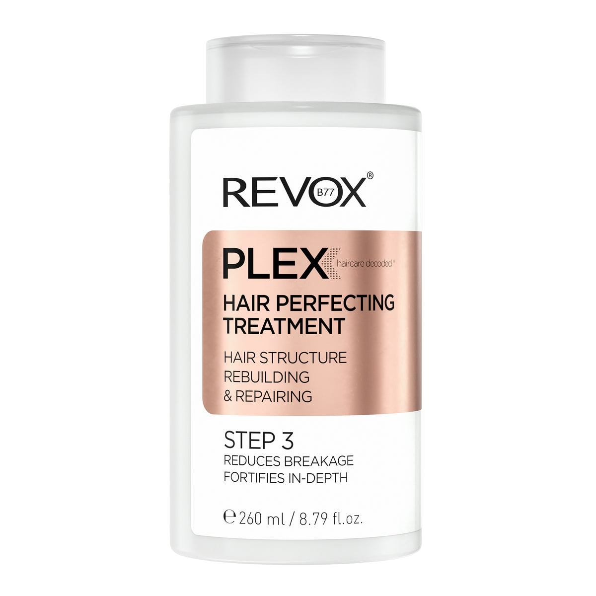 TRATAMIENTO REPARADOR HAIR PERFECTING TREATMENT PASO 3 PLEX - REVOX B77