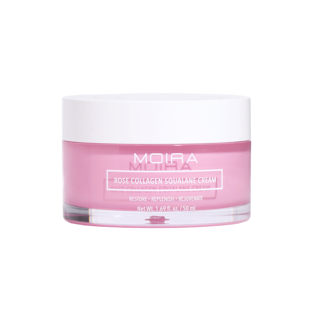 CREMA FACIAL HIDRATANTE COLÁGENO, ESCUALENO Y ROSA - MOIRA