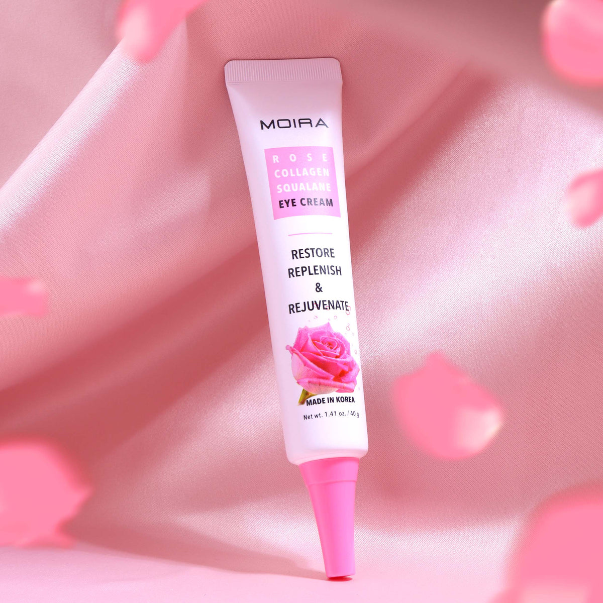 CREMA HIDRATANTE PARA OJOS COLÁGENO, ESCUALANO Y ROSA - MOIRA