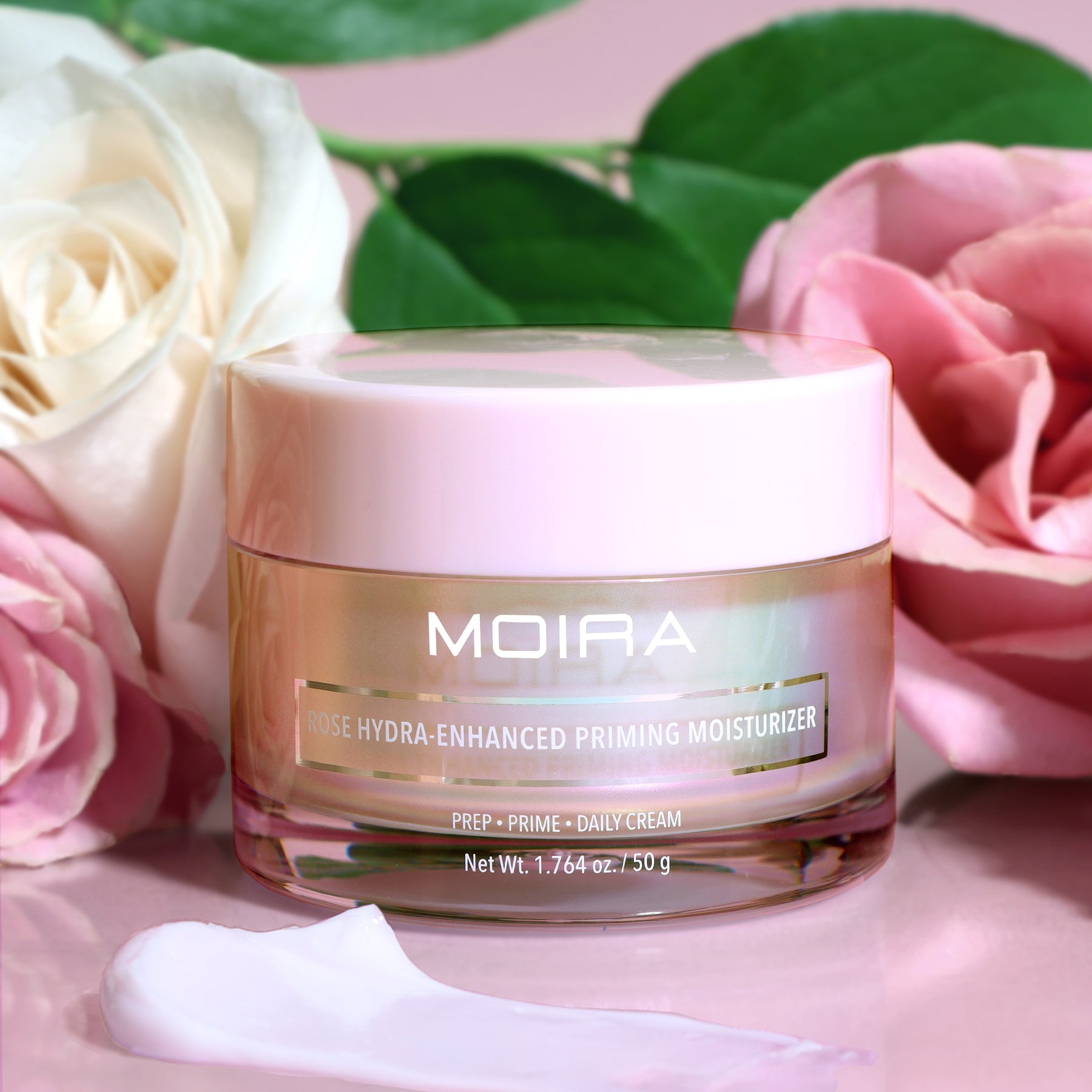 PRIMER DE MAQUILLAJE HIDRATANTE EN CREMA ROSE HYDRA-ENHANCED - MOIRA