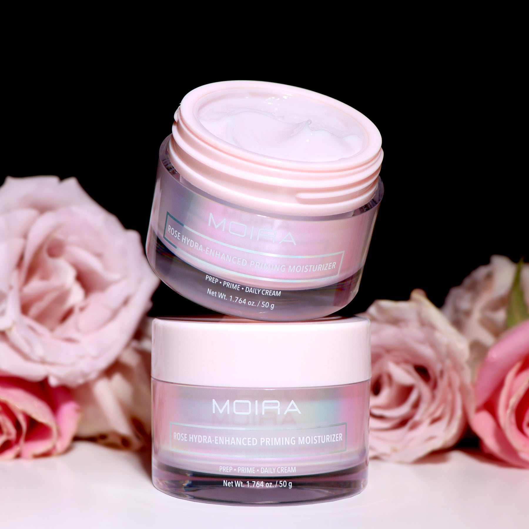 PRIMER DE MAQUILLAJE HIDRATANTE EN CREMA ROSE HYDRA-ENHANCED - MOIRA
