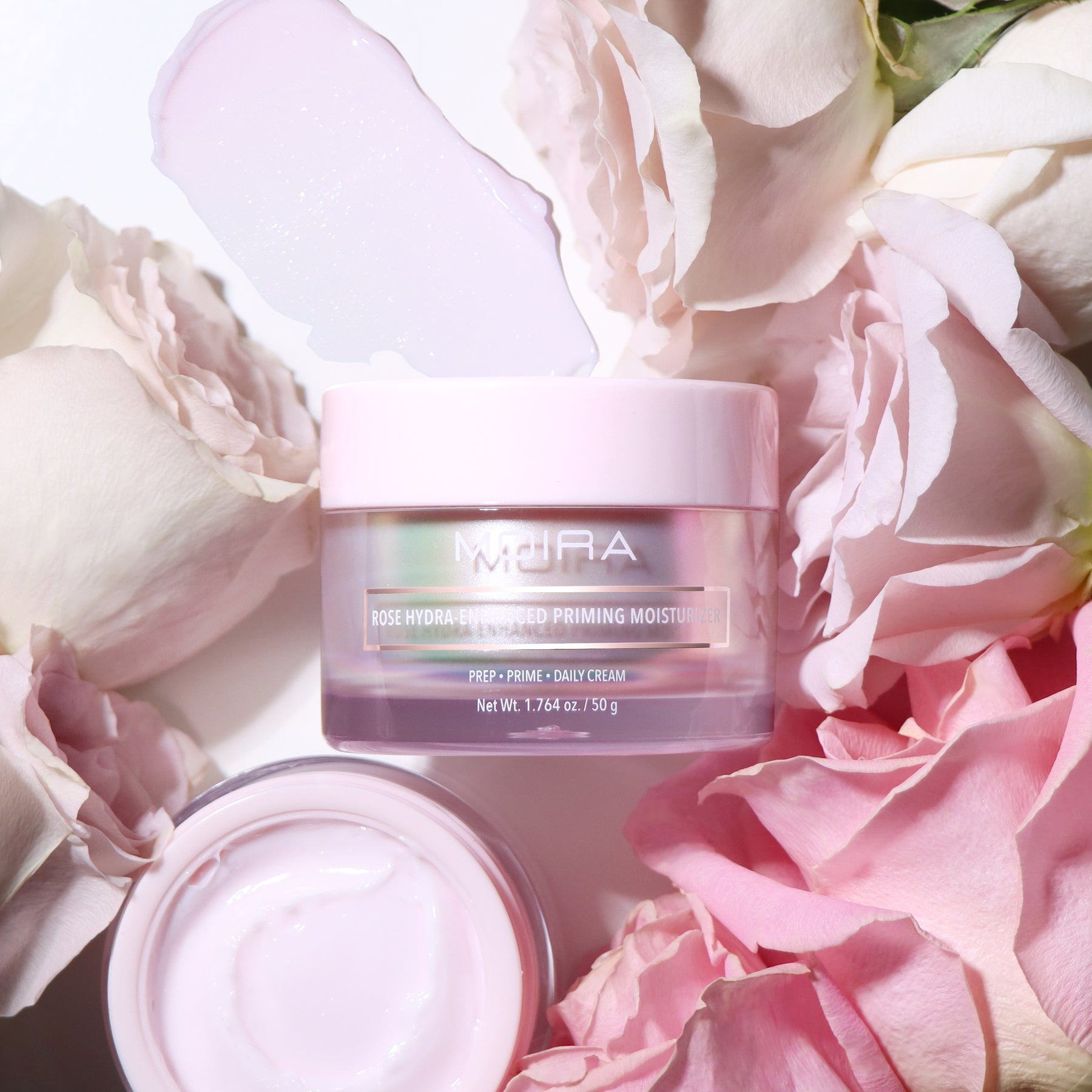 PRIMER DE MAQUILLAJE HIDRATANTE EN CREMA ROSE HYDRA-ENHANCED - MOIRA