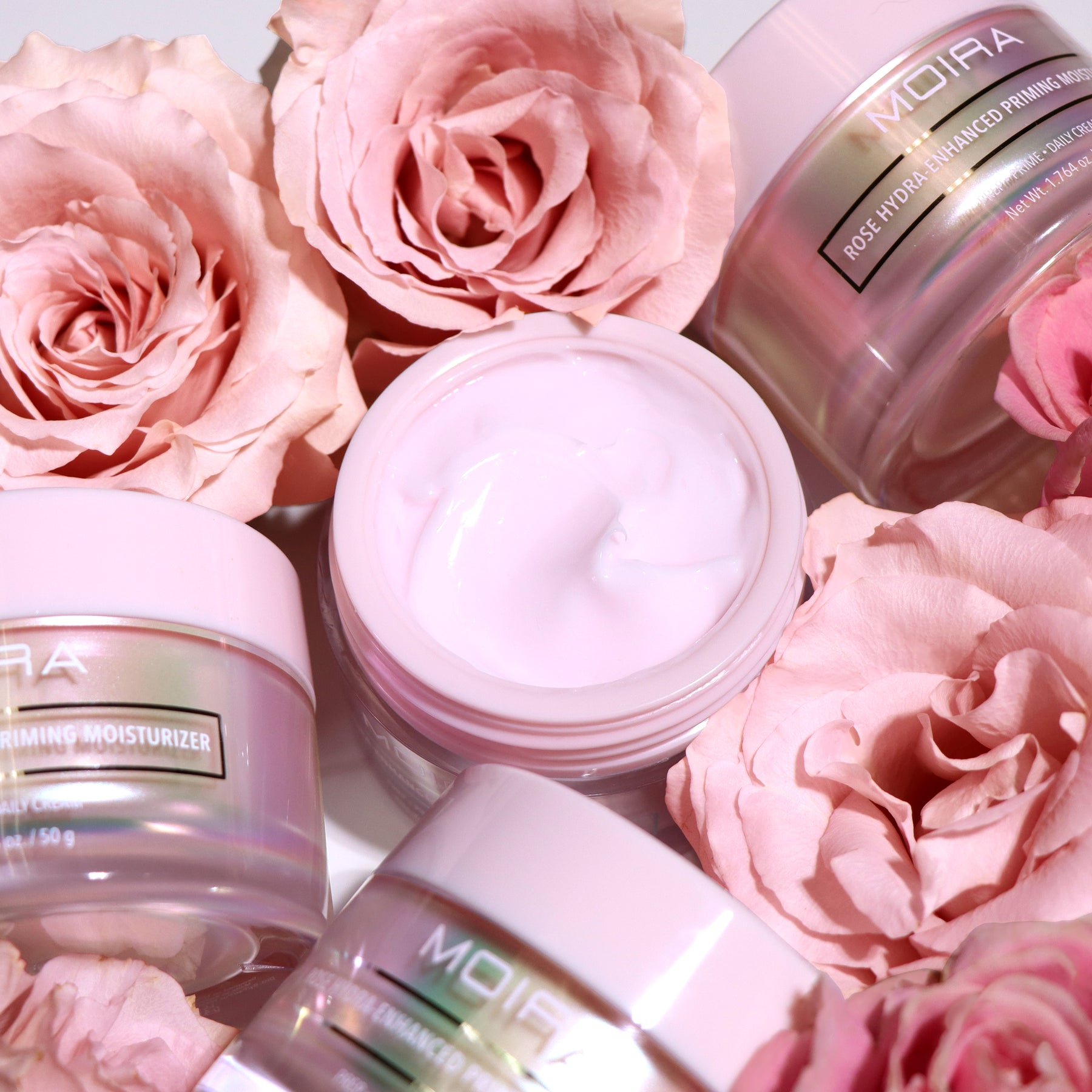 PRIMER DE MAQUILLAJE HIDRATANTE EN CREMA ROSE HYDRA-ENHANCED - MOIRA