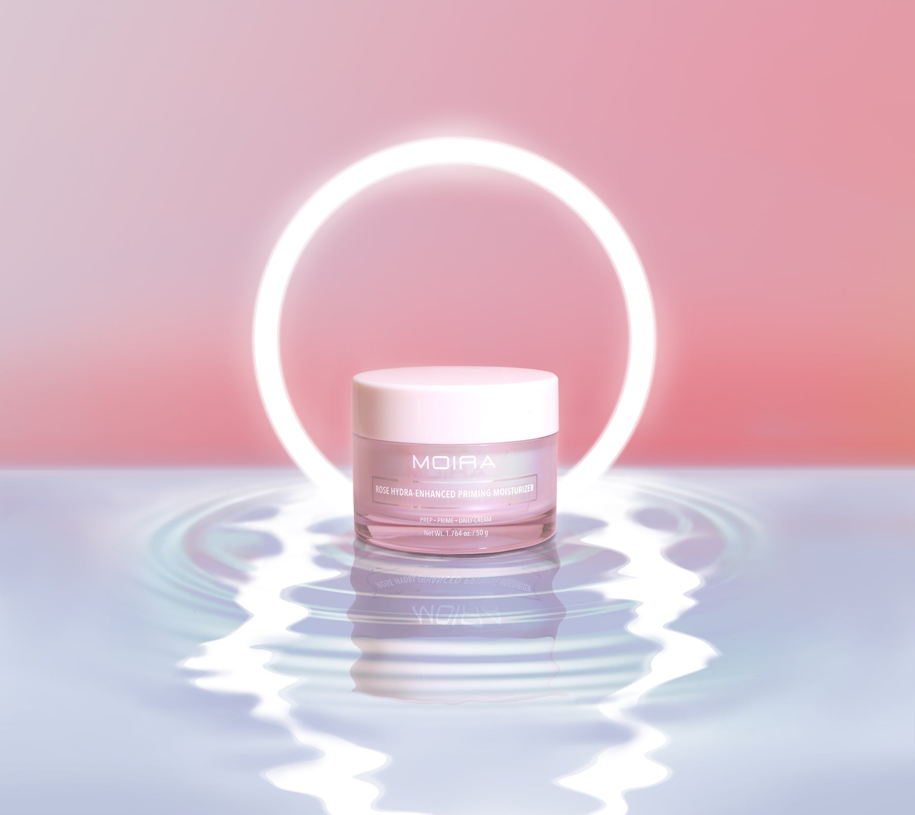 PRIMER DE MAQUILLAJE HIDRATANTE EN CREMA ROSE HYDRA-ENHANCED - MOIRA