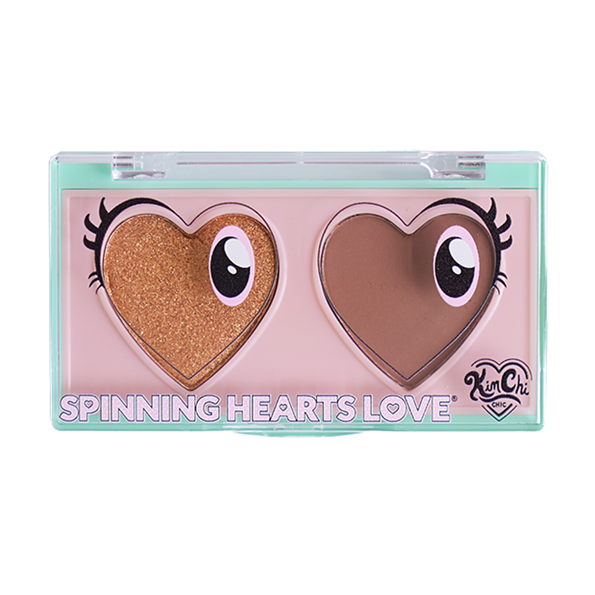 PALETA DE SOMBRAS DUO SPINNING HEARTS  - KIMCHI CHIC