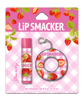 BÁLSAMO LABIAL + KEYCHAIN FLOATY STRAWBERRY - LIP SMACKER