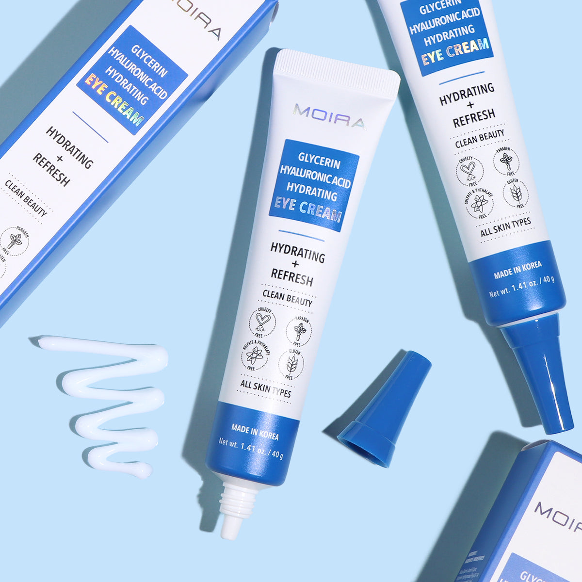 CREMA HIDRATANTE PARA OJOS GLICERINA Y ÁCIDO HIALURÓNICO - MOIRA