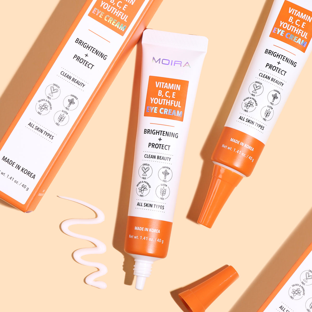 CREMA REVITALIZANTE PARA OJOS VITAMINA B, C Y E - MOIRA