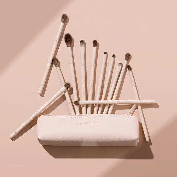 SET DE BROCHAS NUDE X 12 - BEAUTY CREATIONS