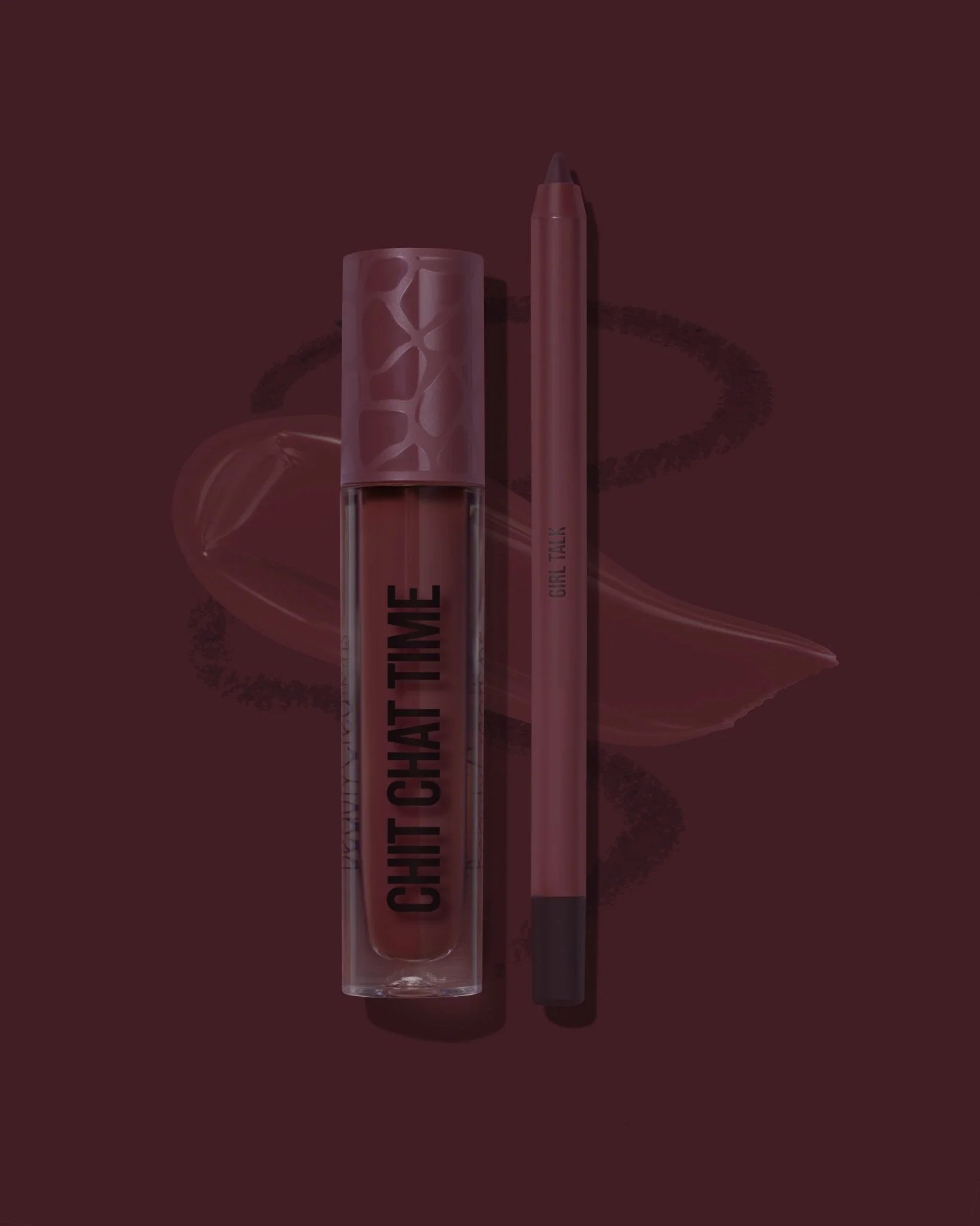 SET DE LABIOS CHIT CHAT TIME WHATS YOUR AVAILABILIPPY - BEAUTY CREATIONS