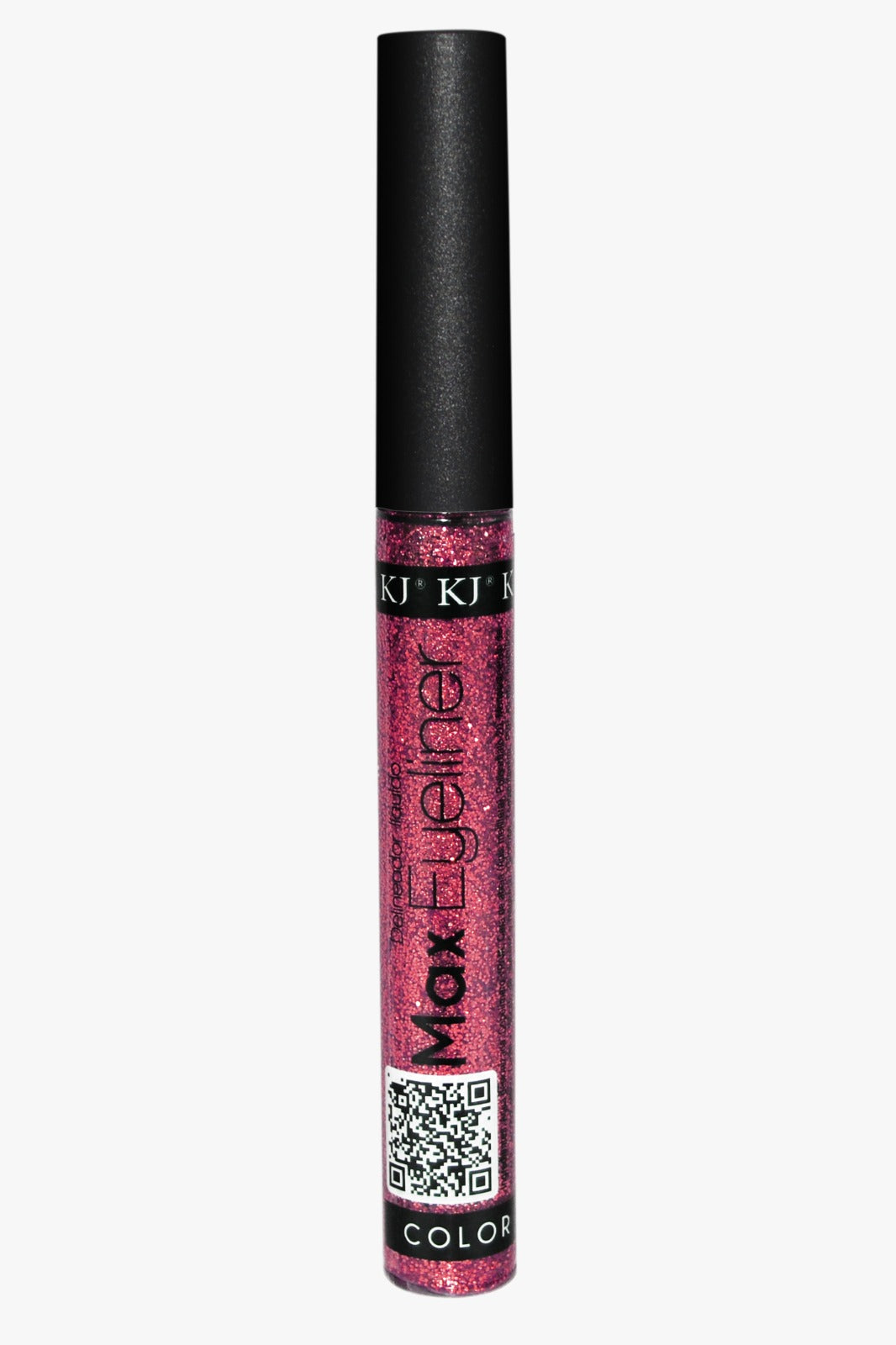 DELINEADOR LÍQUIDO MAXEYELINER 30 GLITTER ROSA - KJ BEAUTY