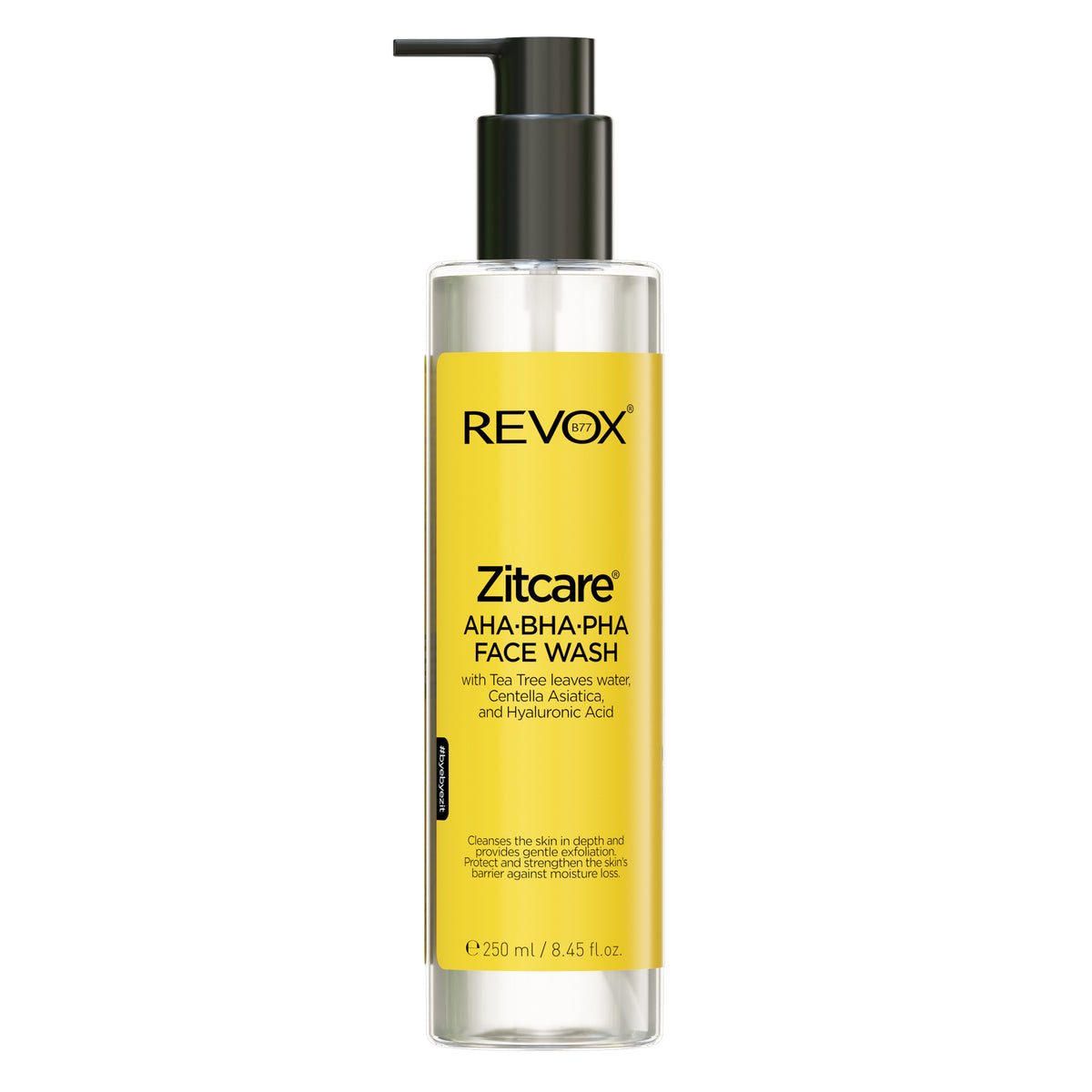 GEL LIMPIADOR FACIAL PARA PIEL GRASA O CON ACNÉ ZITCARE AHA · BHA · PHA - REVOX B77