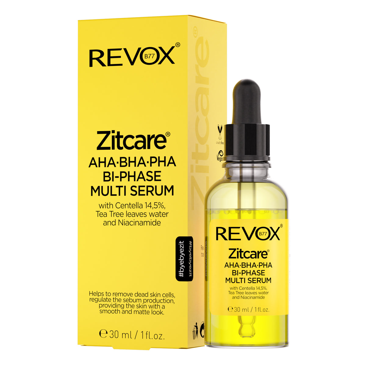 SERUM BIFÁSICO AHA · BHA · PHA ZITCARE - REVOX B77