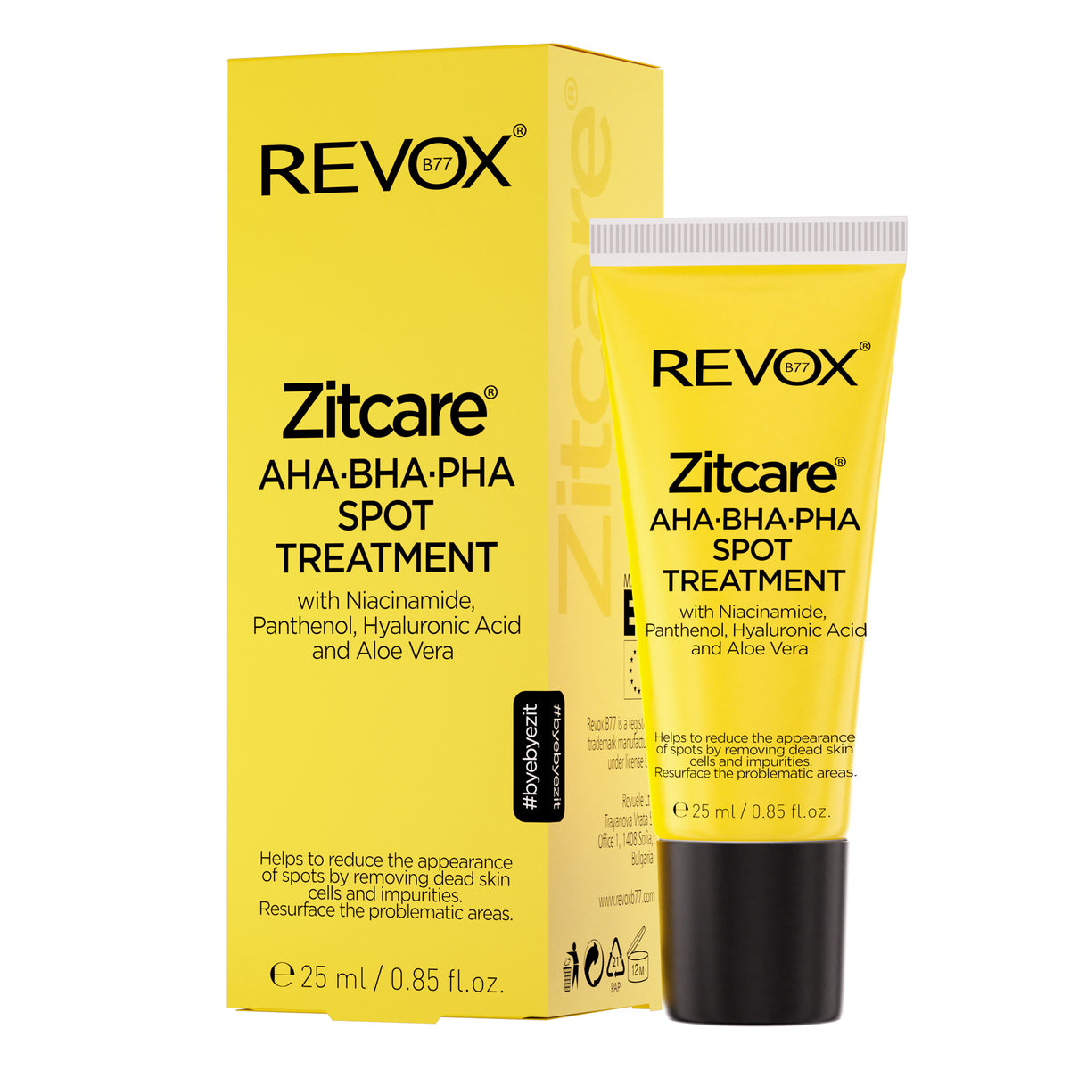 TRATAMIENTO MANCHAS E IMPERFECCIONES PARA PIEL GRASA O CON ACNÉ ZITCARE AHA · BHA · PHA SPOT TREATMENT - REVOX B77