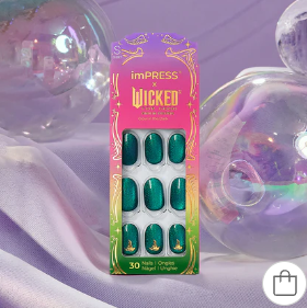 UÑAS POSTIZAS WICKED X IMPRESS NAILS A STORY OF TWO HALVES - KISS