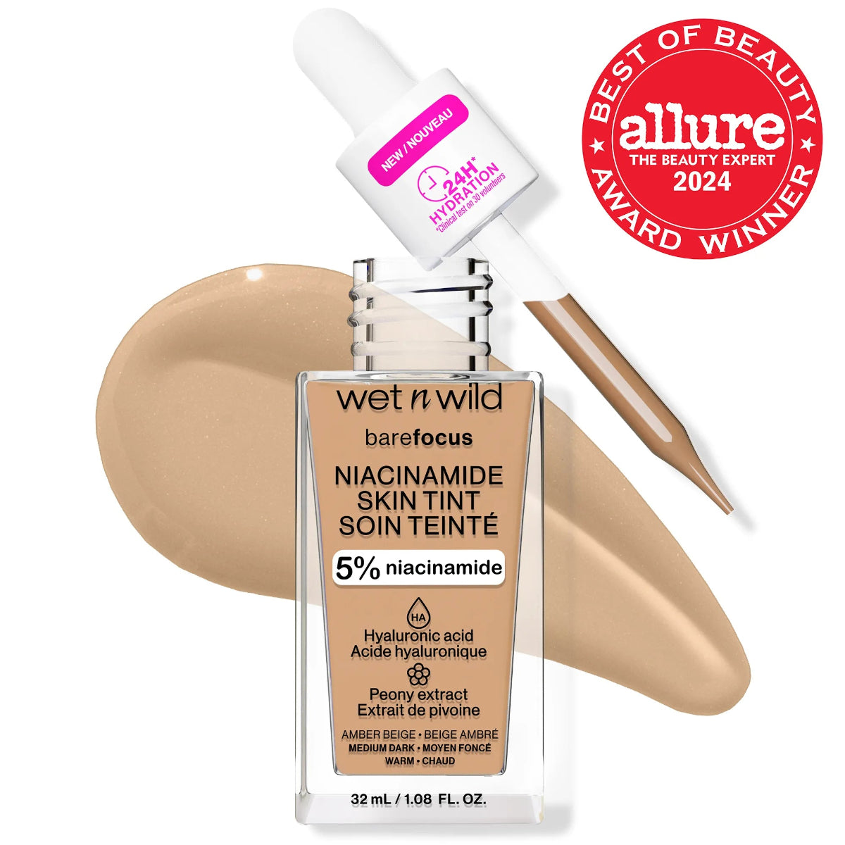 BASE DE MAQUILLAJE BARE FOCUS NIACINAMIDE SKIN TINT - WET N WILD