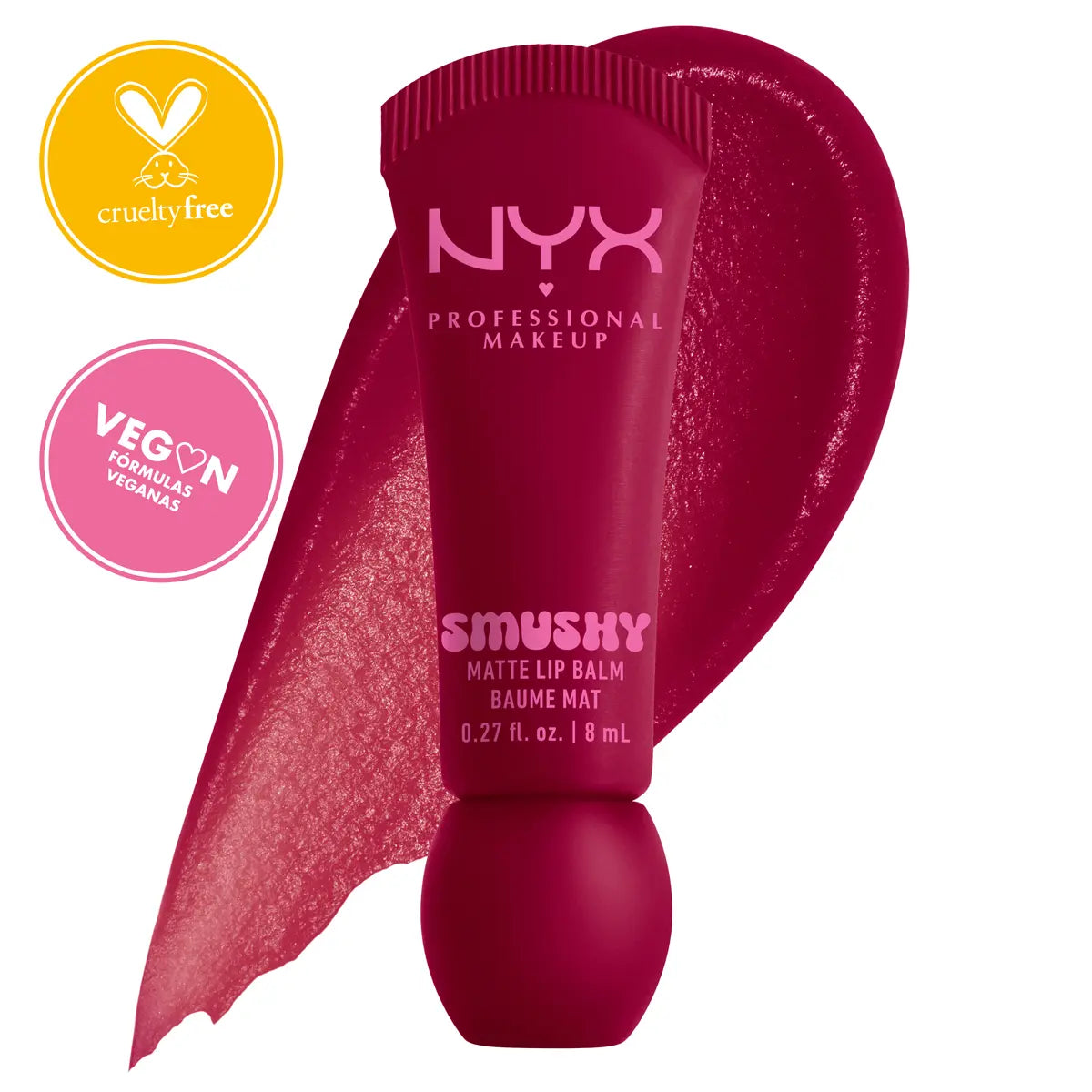 BÁLSAMO LABIAL MATE SMUSHY - NYX PROFESSIONAL MAKEUP