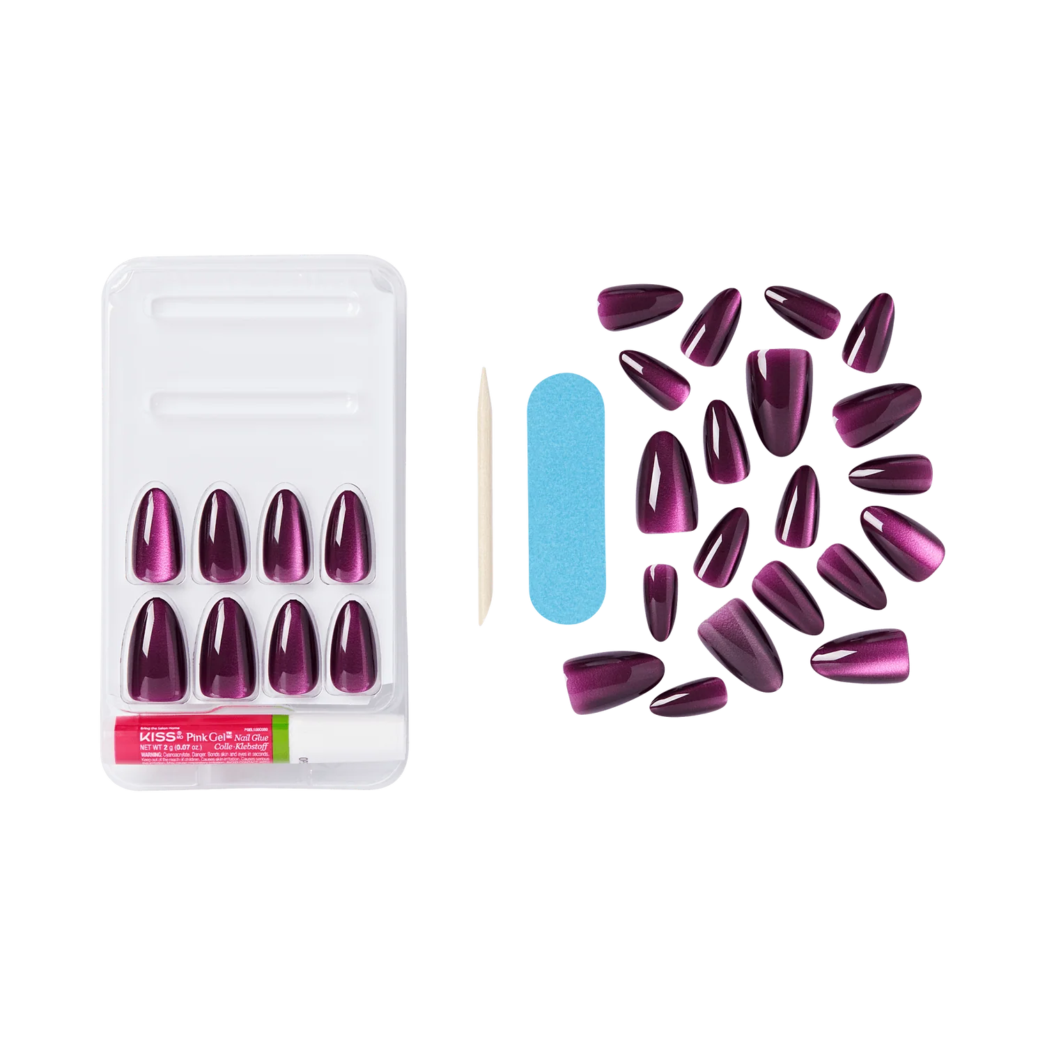 UÑAS POSTIZAS VOGUISH FANTASY NAILS DEVILISH DISCO - KISS