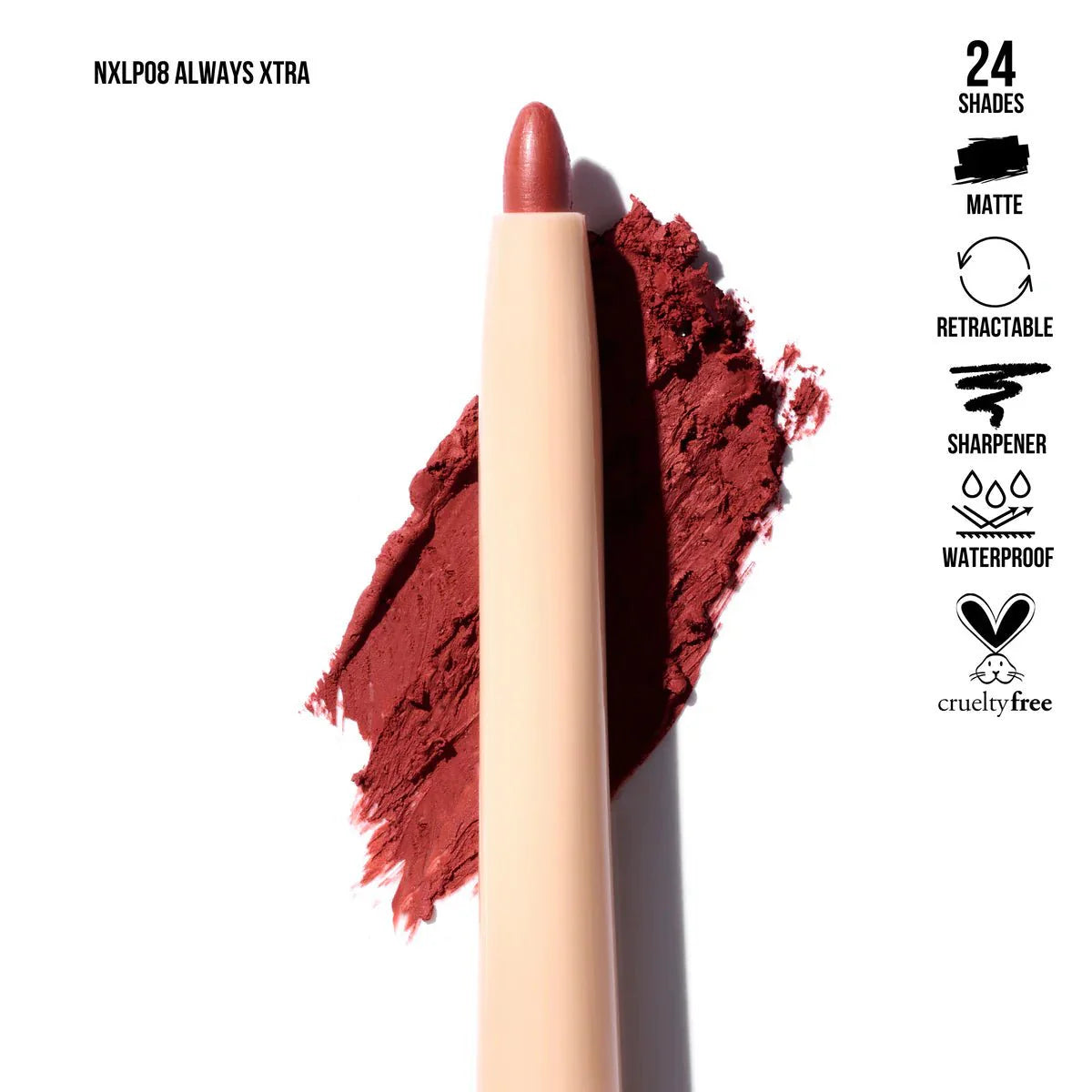 DELINEADOR DE LABIOS NUDE X MATTE - BEAUTY CREATIONS