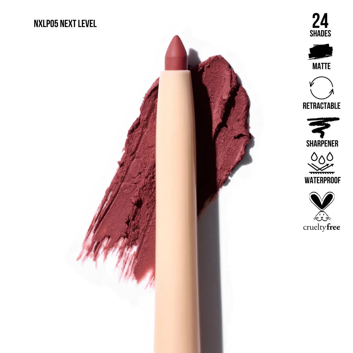 DELINEADOR DE LABIOS NUDE X MATTE - BEAUTY CREATIONS