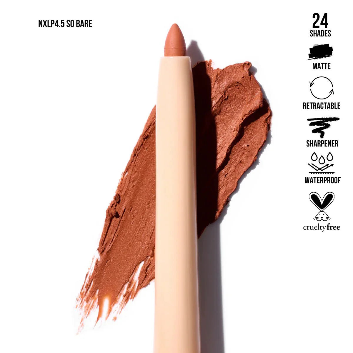 NUDE X DELINEADOR DE LABIOS MATTE - BEAUTY CREATIONS