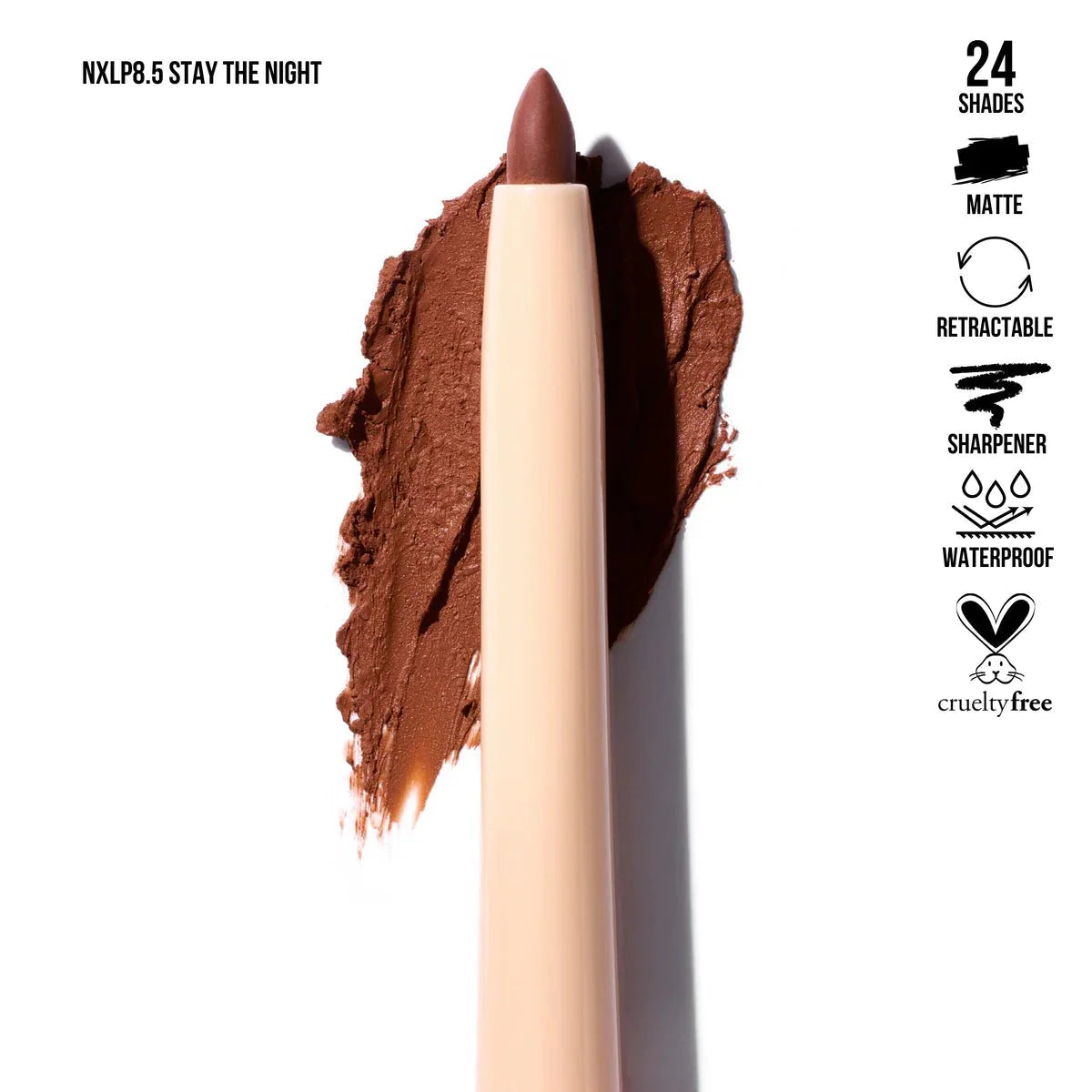 NUDE X DELINEADOR DE LABIOS MATTE - BEAUTY CREATIONS