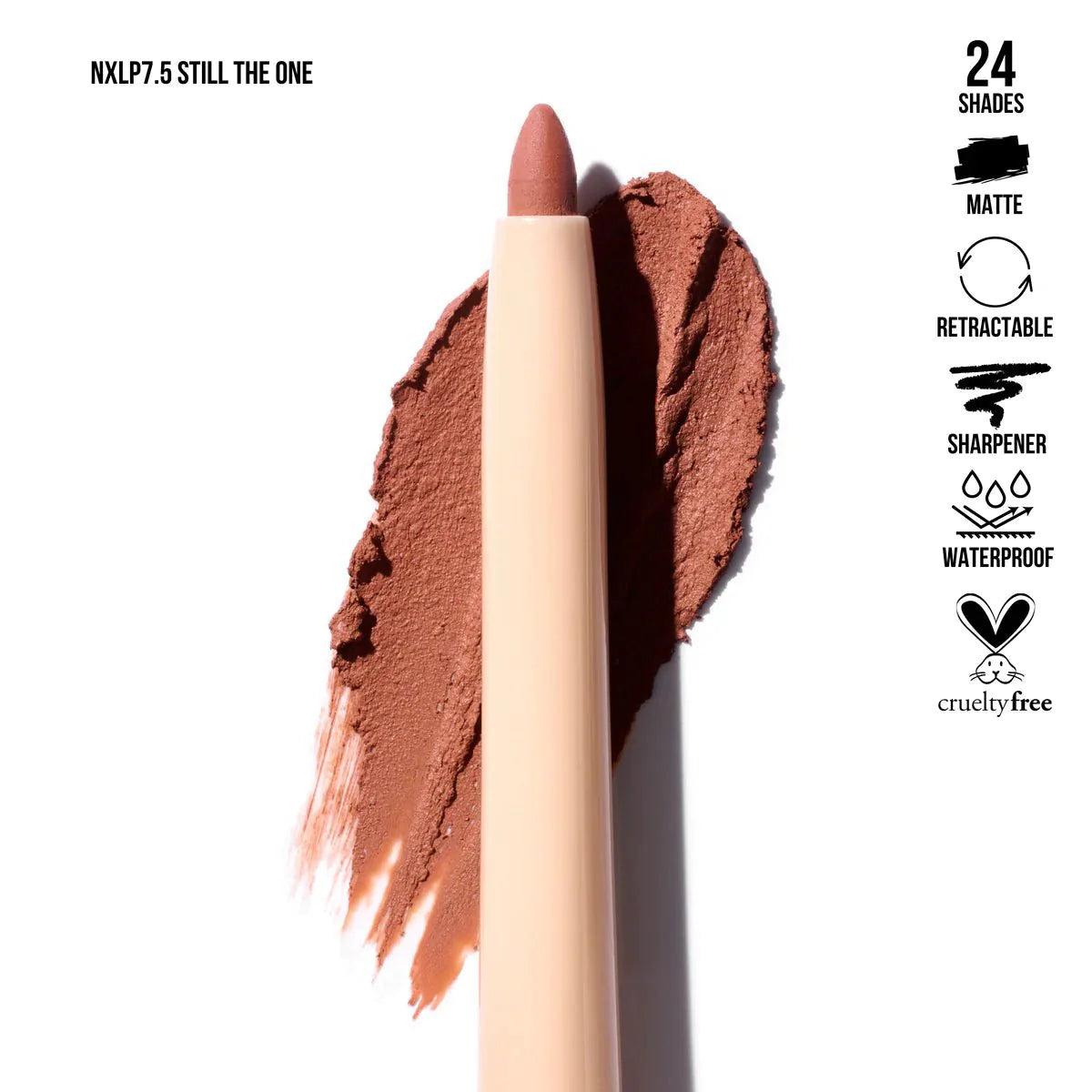 NUDE X DELINEADOR DE LABIOS MATTE - BEAUTY CREATIONS