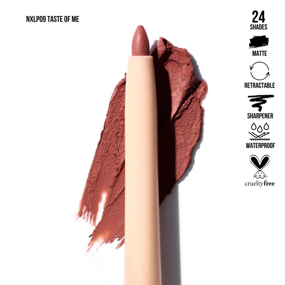 NUDE X DELINEADOR DE LABIOS MATTE - BEAUTY CREATIONS