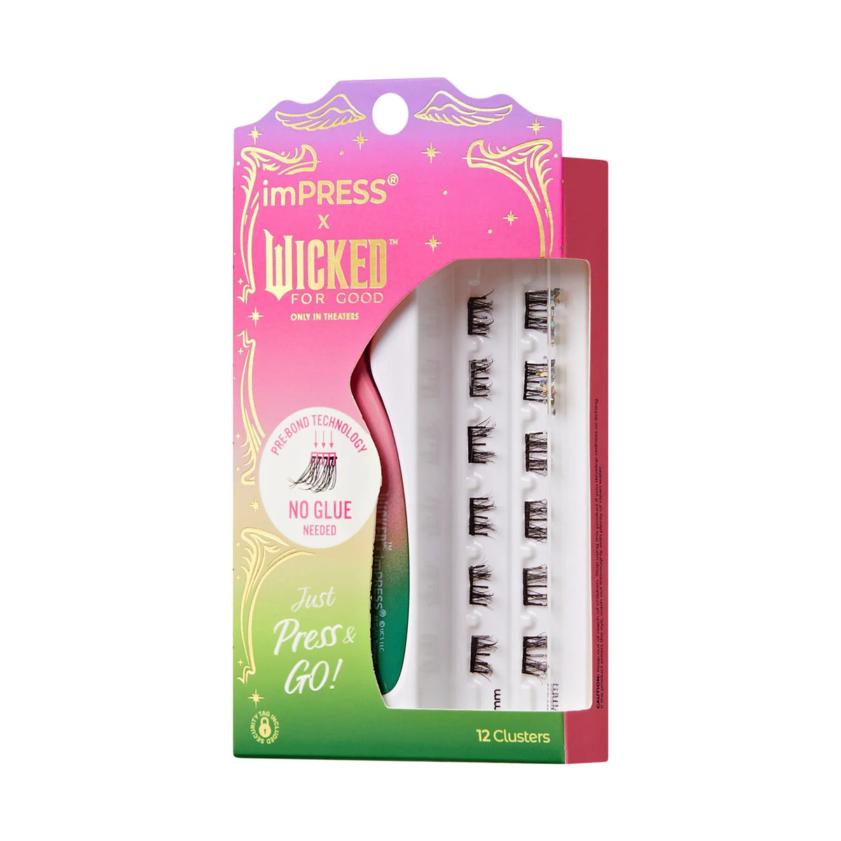 PESTAÑAS POSTIZAS WICKED X IMPRESS TAP TO BUBBLE - KISS