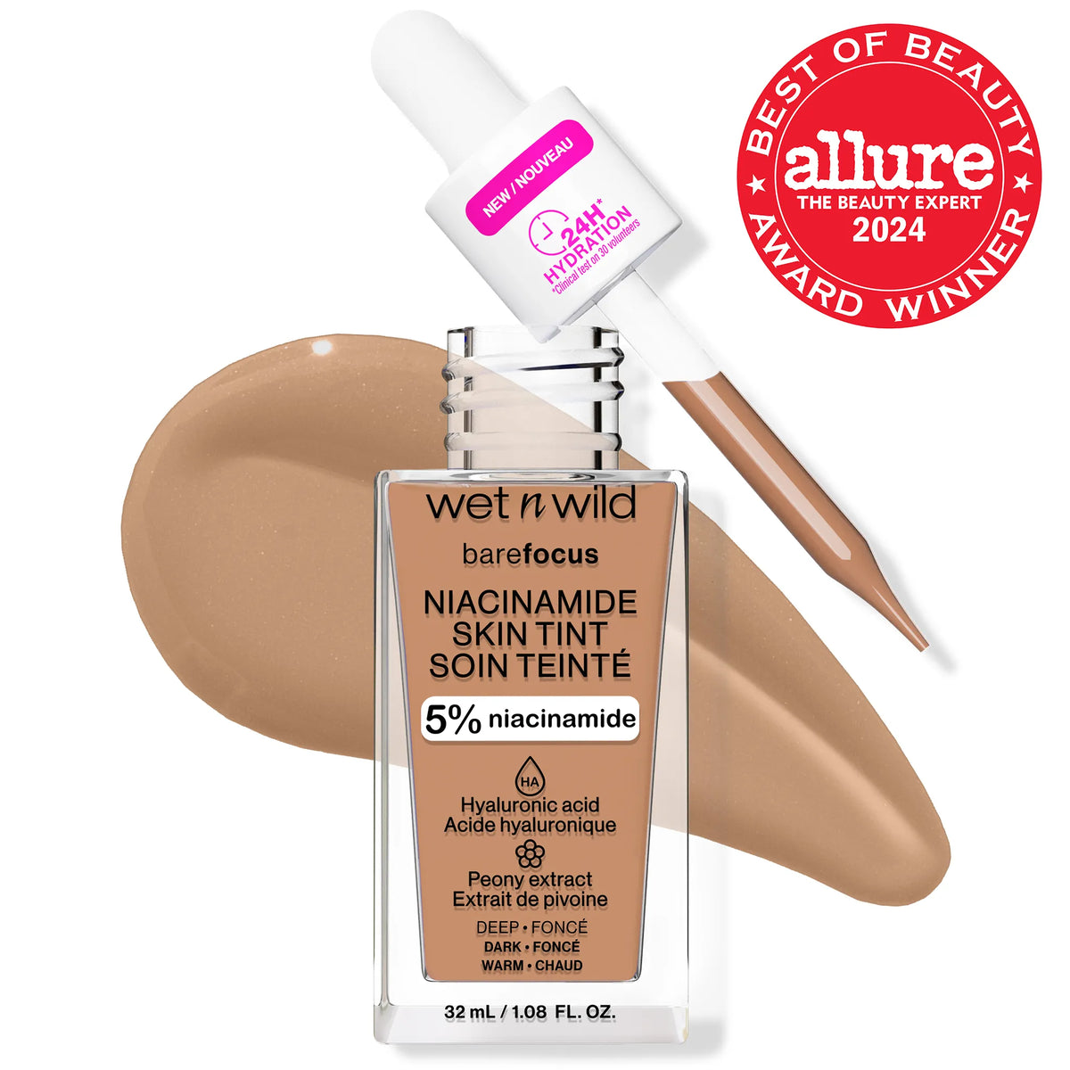 BASE DE MAQUILLAJE BARE FOCUS NIACINAMIDE SKIN TINT - WET N WILD