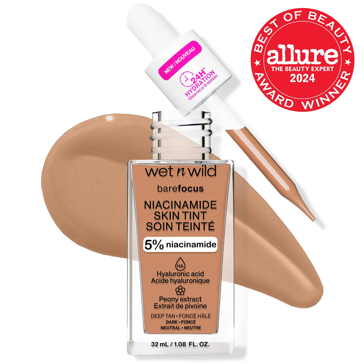 BASE DE MAQUILLAJE BARE FOCUS NIACINAMIDE SKIN TINT - WET N WILD