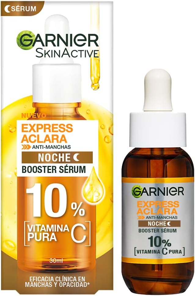 EXPRESS ACLARA SERUM DE NOCHE VITAMIN C 30ML - GARNIER SKIN ACTIVE