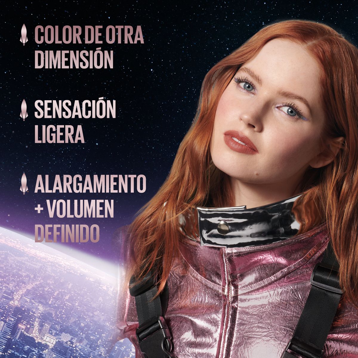 MASCARA PARA PESTAÑAS SKY HIGH BURGUNDY HAZE - MAYBELLINE