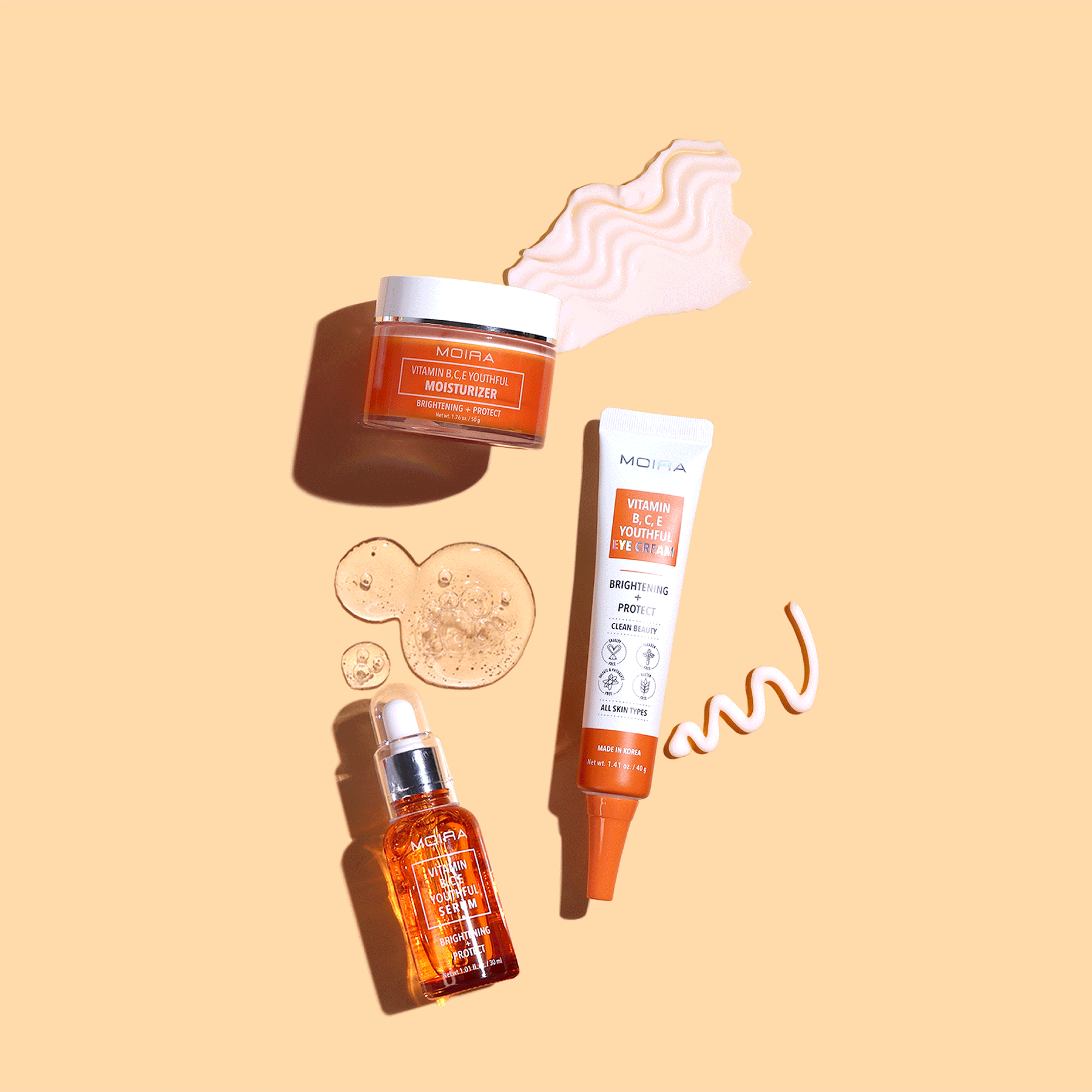 CREMA REVITALIZANTE PARA OJOS VITAMINA B, C Y E - MOIRA