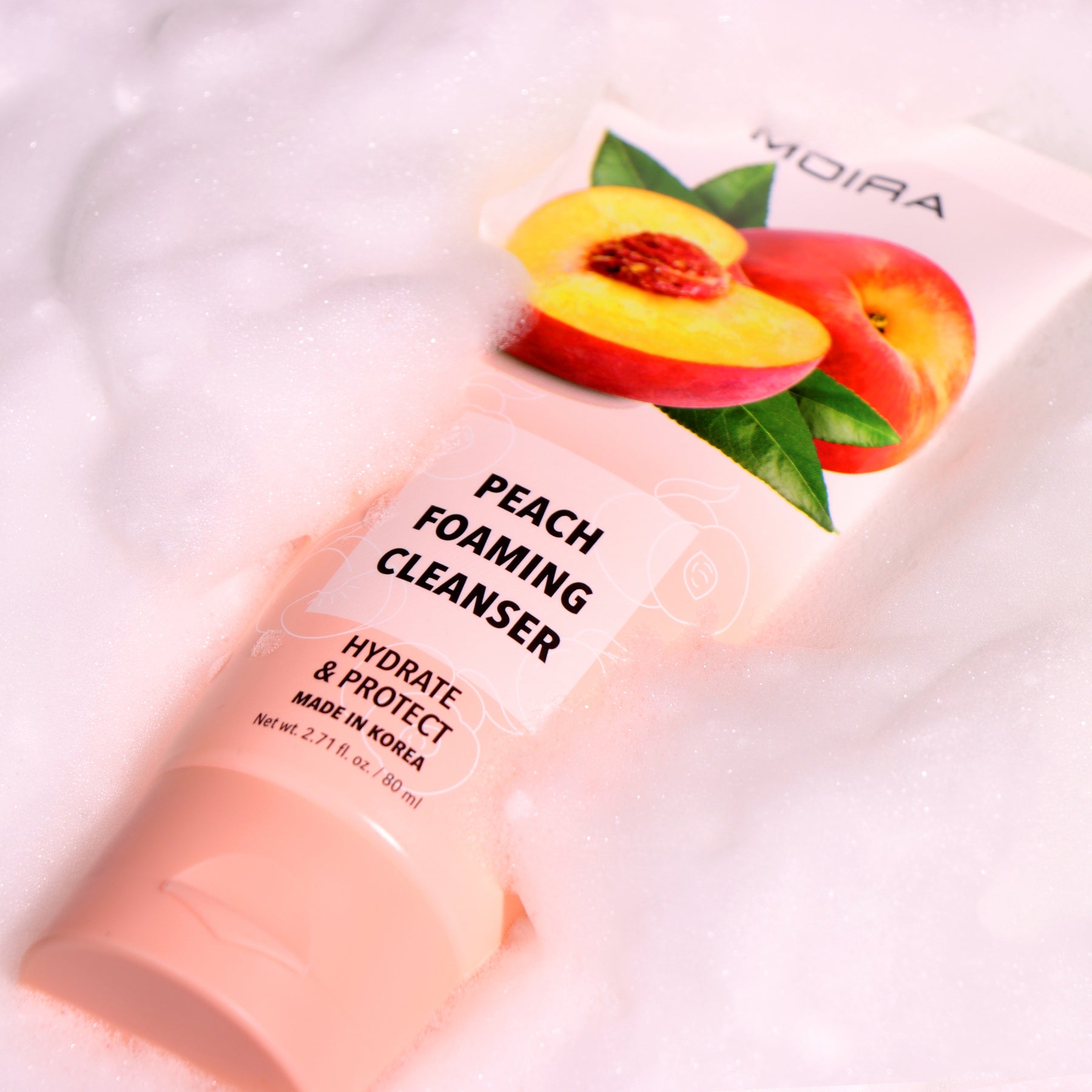 LIMPIADOR FACIAL EN ESPUMA DURAZNO - MOIRA
