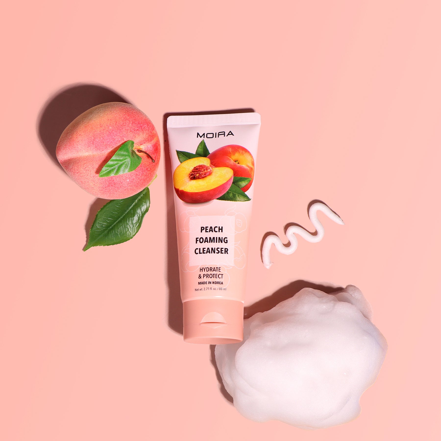 LIMPIADOR FACIAL EN ESPUMA DURAZNO - MOIRA