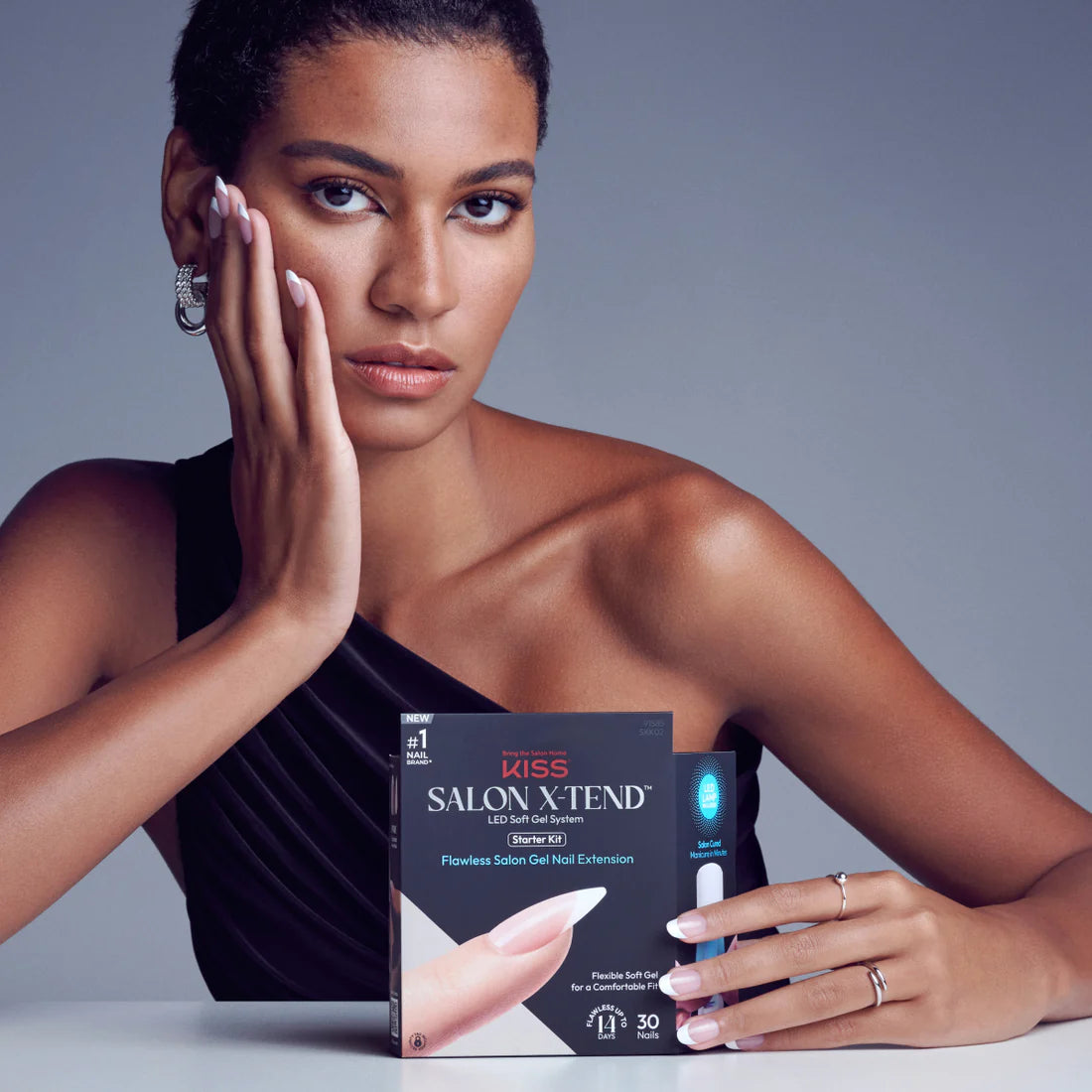 SALON X-TEND LED SOFT GEL SYSTEM STARTER KIT - KISS