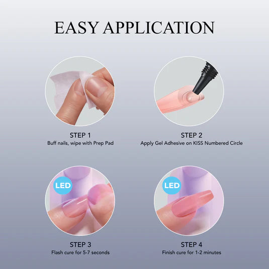 SALON X-TEND LED SOFT GEL SYSTEM STARTER KIT - KISS