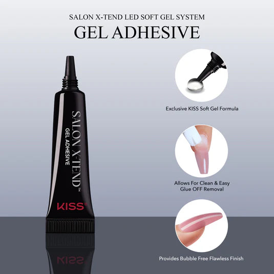 SALON X-TEND LED SOFT GEL SYSTEM STARTER KIT - KISS