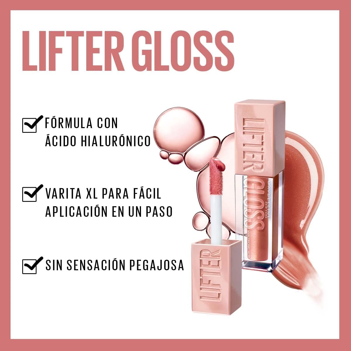 LIFTER GLOSS BRILLO DE LABIOS CON ÁCIDO HIALURÓNICO - MAYBELLINE