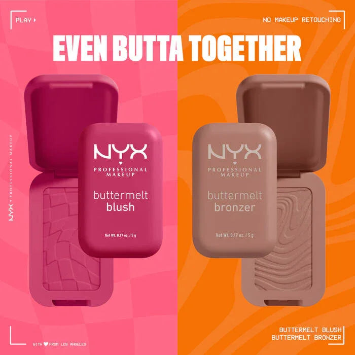BUTTERMELT BLUSH + BRONZER - NYX PROFESSIONAL MAKEUP